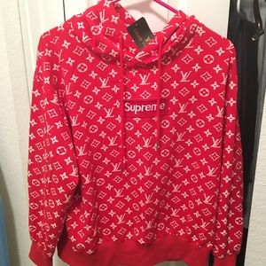 Supreme red hoody